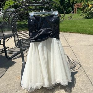 Speechless Black and White Dress